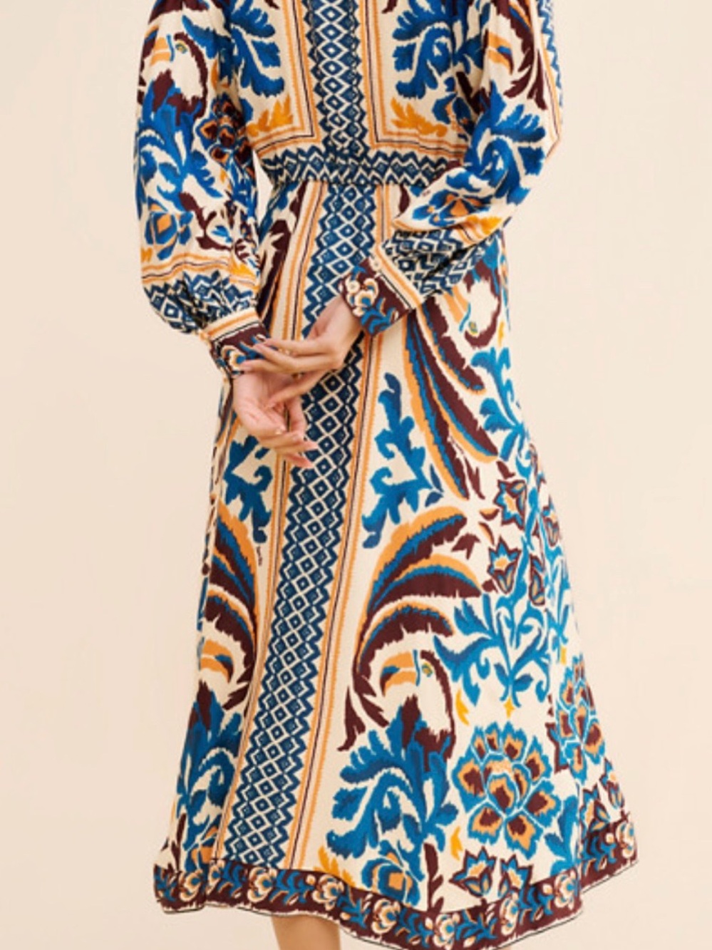 Farm Rio Toucans
Scarf Cutout Midi Dress - Picture 7 of 15